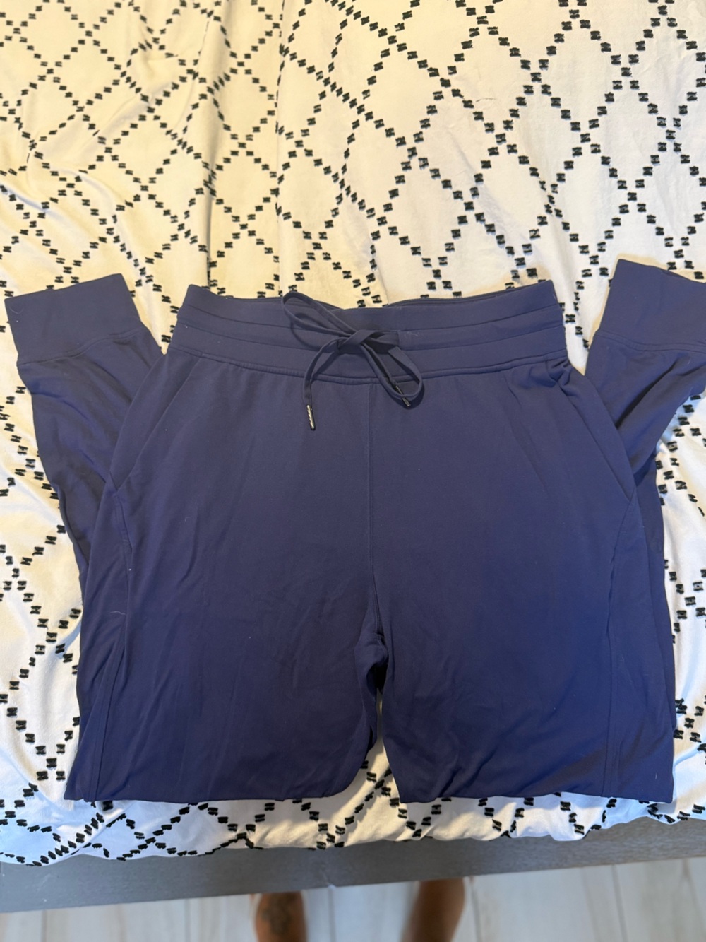 lululemon athletica Navy Track Joggers with Drawstring Waist